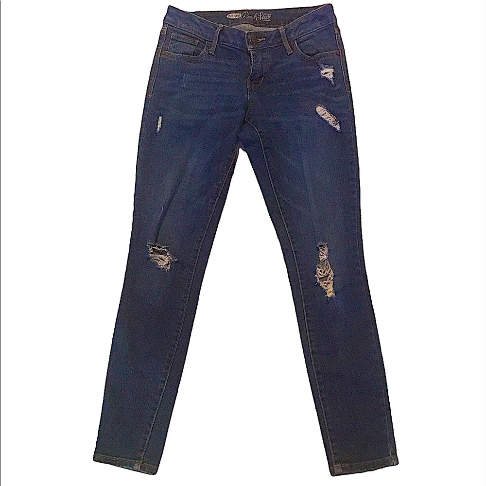 OLD NAVY denim skinny jeans size 2 short (nice used condition)